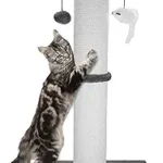 Heavy Duty and Thicker Cat Scratching Post Cotton Rope with Hanging Ball