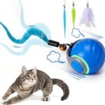 Automatic Interactive Cat Toys for Indoor Cats with 3 Tails