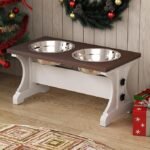 Elevated Dog Bowls,Farmhouse Dog Bowls Stand